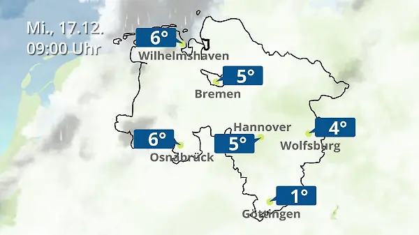 Bremen und Niedersachsen: Wie wird das Wetter?