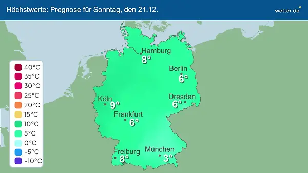 Im Video: Temperatur-Vorhersage