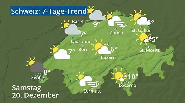 Schweiz: Wie wird das Wetter?