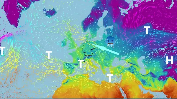 So dreht die Strömung langsam auf kalte Ostluft