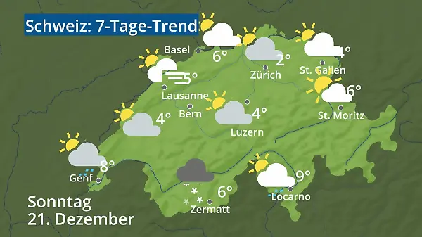 Schweiz: Wie wird das Wetter?