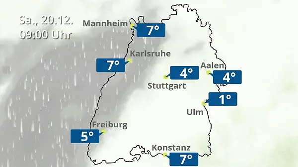 Baden-Württemberg: Wie wird das Wetter?