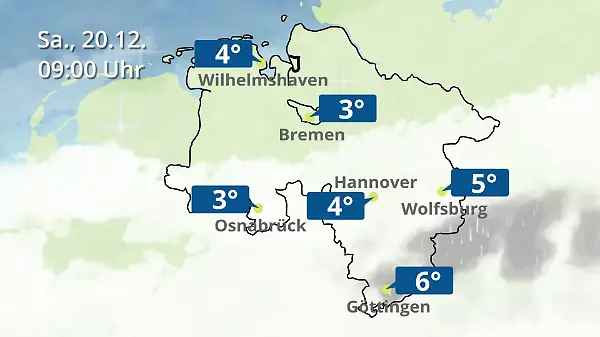 Bremen und Niedersachsen: Wie wird das Wetter?