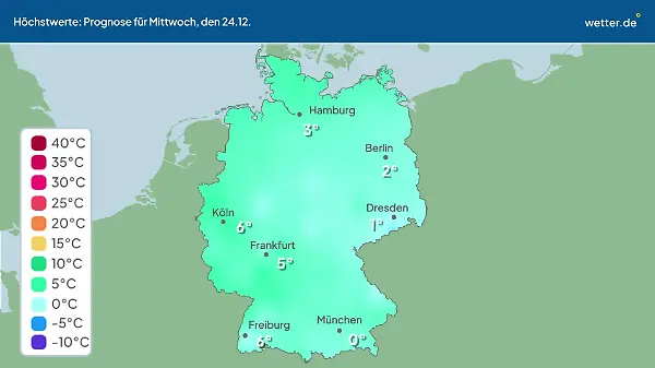Im Video: Temperatur-Vorhersage
