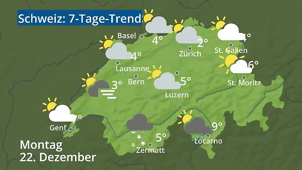 Schweiz: Wie wird das Wetter?