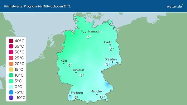 Im Video: Temperatur-Vorhersage