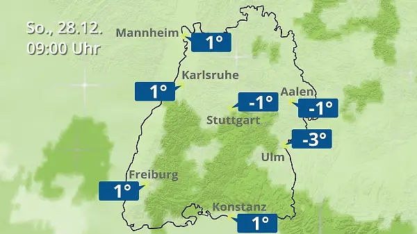 Baden-Württemberg: Wie wird das Wetter?