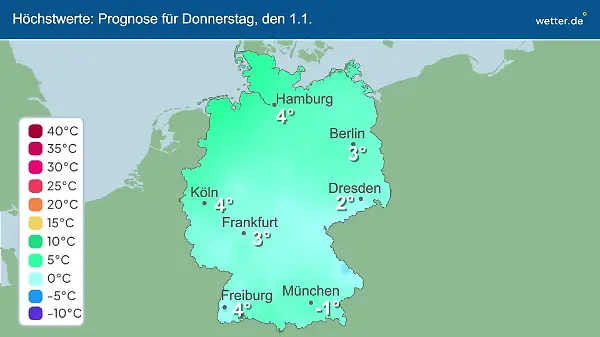 Im Video: Temperatur-Vorhersage