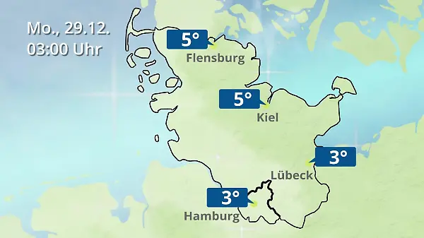 Hamburg, Schleswig-Holstein: Wie wird das Wetter?