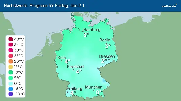 Im Video: Temperatur-Vorhersage