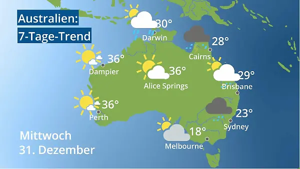 Australien: Wie wird das Wetter?