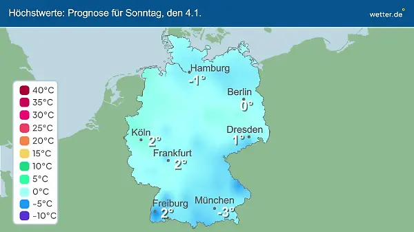 Im Video: Temperatur-Vorhersage