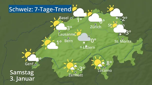 Schweiz: Wie wird das Wetter?