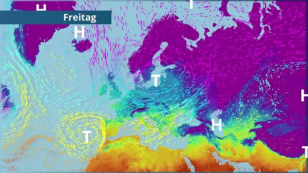 Eisige Luft aus dem Norden dominiert