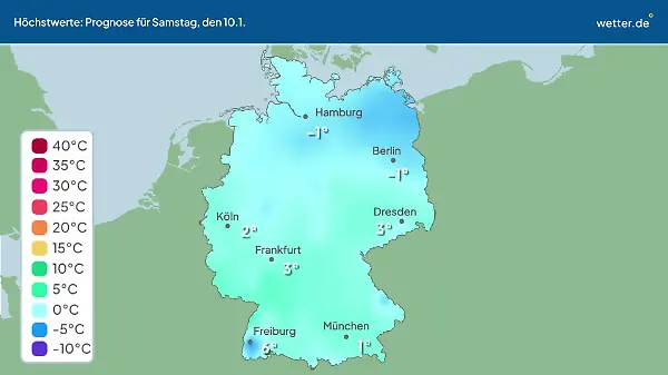 Im Video: Temperatur-Vorhersage