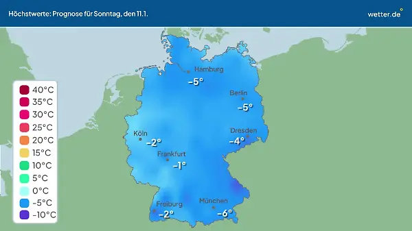 Im Video: Temperatur-Vorhersage