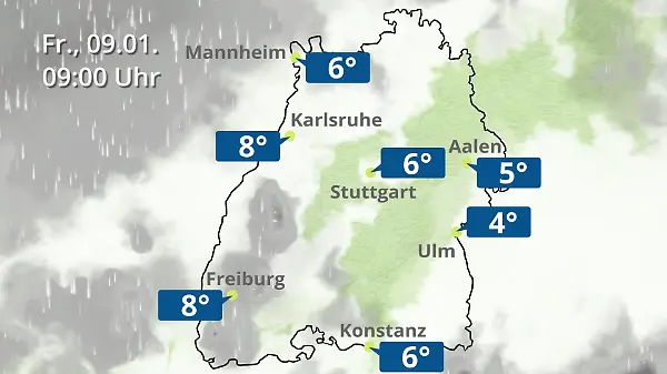 Baden-Württemberg: Wie wird das Wetter?