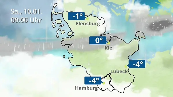 Hamburg, Schleswig-Holstein: Wie wird das Wetter?