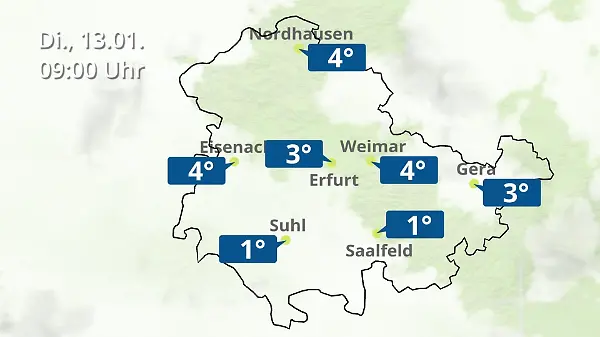 Thüringen: Wie wird das Wetter?