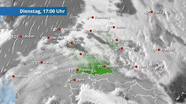 Wolkennachschub reißt vorerst noch nicht ab