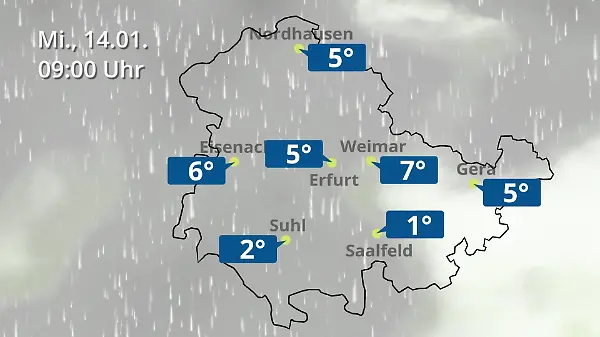 Thüringen: Wie wird das Wetter?