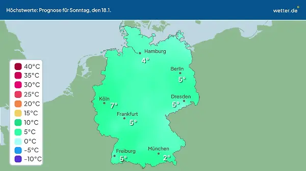 Im Video: Temperatur-Vorhersage