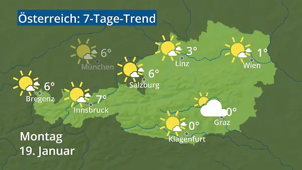 Österreich: Wie wird das Wetter?