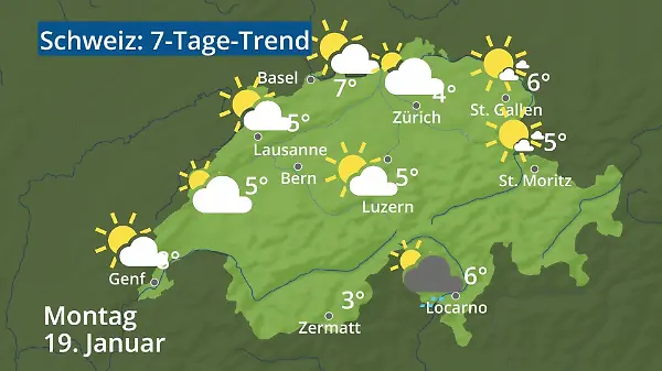Schweiz: Wie wird das Wetter?