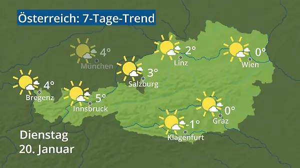 Österreich: Wie wird das Wetter?