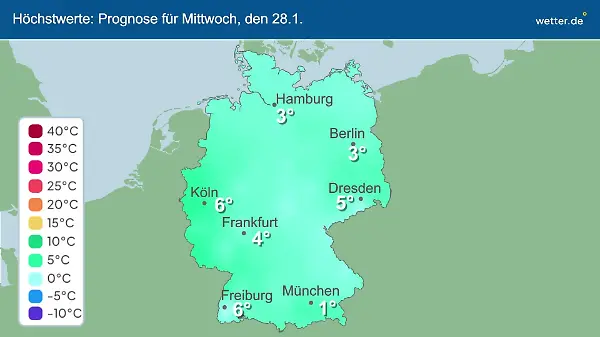 Im Video: Temperatur-Vorhersage