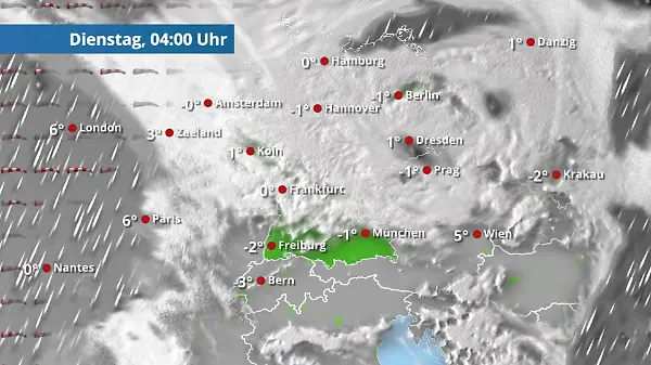 Nur eine kurze Schneepause
