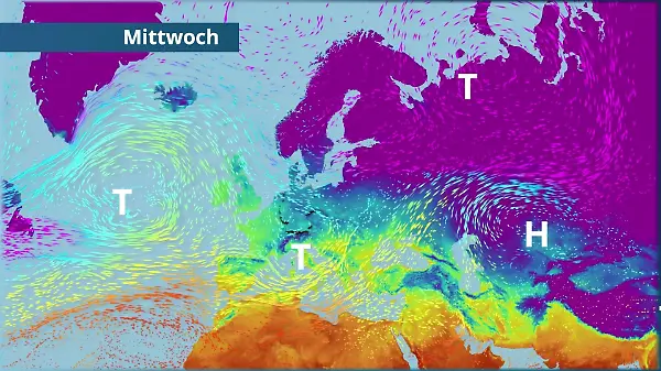Temperaturgegensätze verschärfen sich