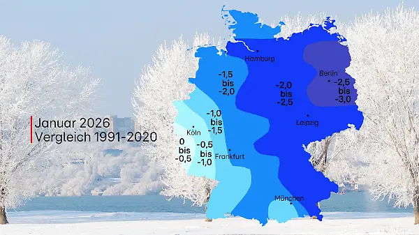 Hier erlebt Deutschland eisige Temperaturen!