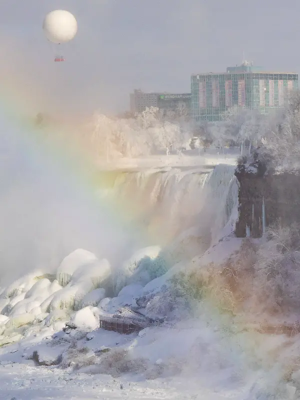 CANADA-ONTARIO-NIAGARA FALLS-WINTER VIEWS