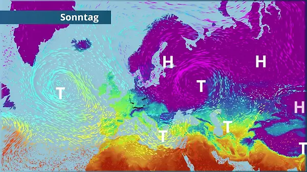 Kampf der Jahreszeiten genau über uns
