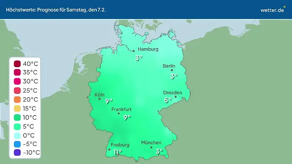 Im Video: Temperatur-Vorhersage