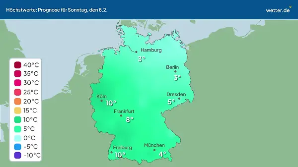 Im Video: Temperatur-Vorhersage