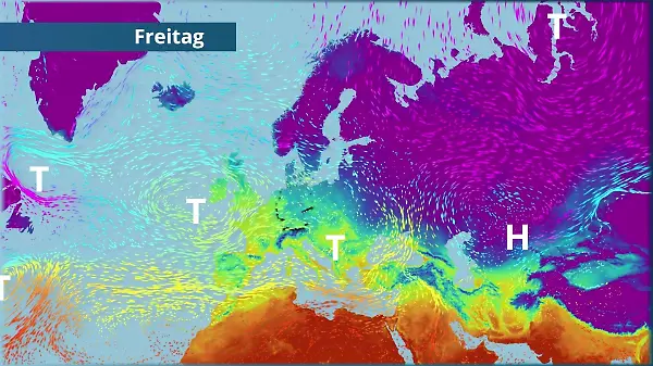 Milde Luft macht einen Bogen um uns