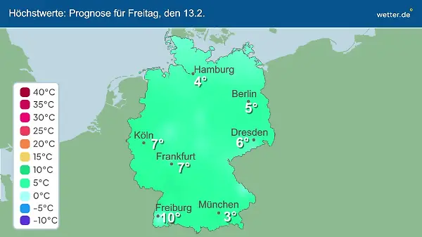 Im Video: Temperatur-Vorhersage