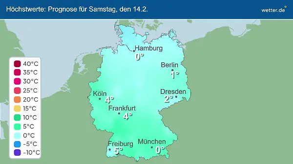 Im Video: Temperatur-Vorhersage