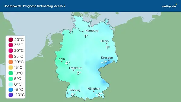 Im Video: Temperatur-Vorhersage