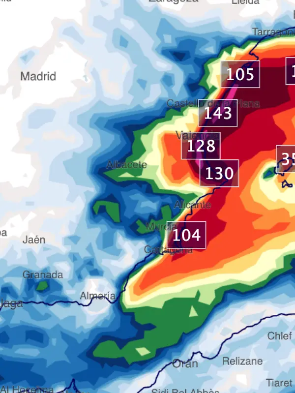 Unwetter-Alarm in Spanien - auch Mallorca und Balearen betroffen