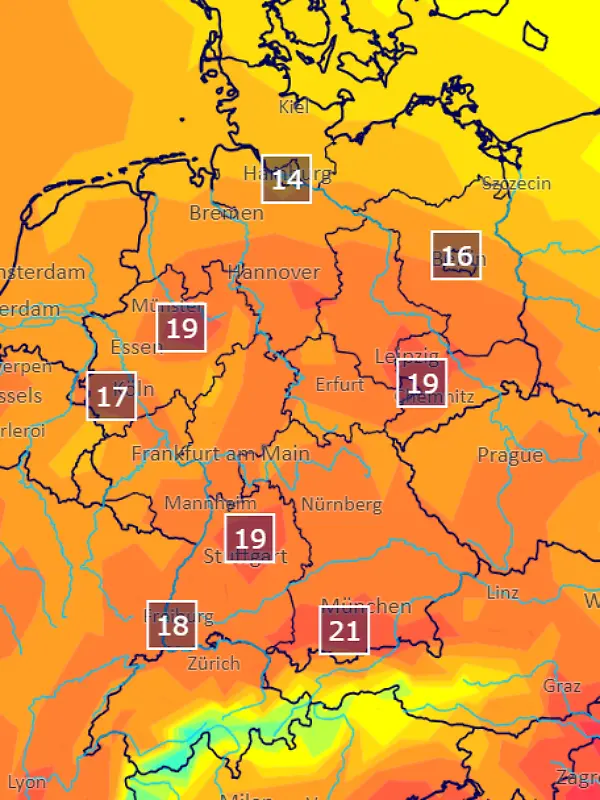 Am Freitag könnten wir in Süddeutschland sogar 21 Grad erreichen - und auch im Rest von Deutschland sieht das Wetter vielversprechend aus.