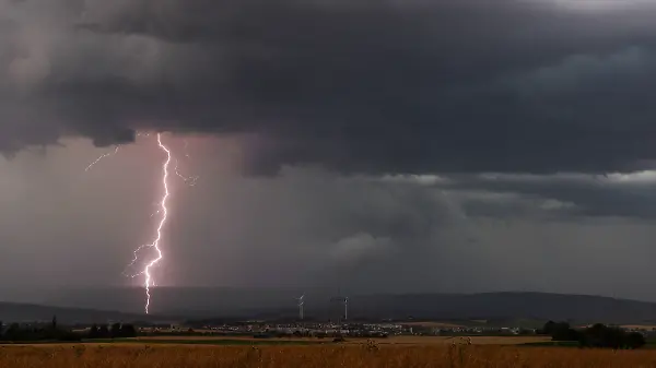 Gewitter in Hessen